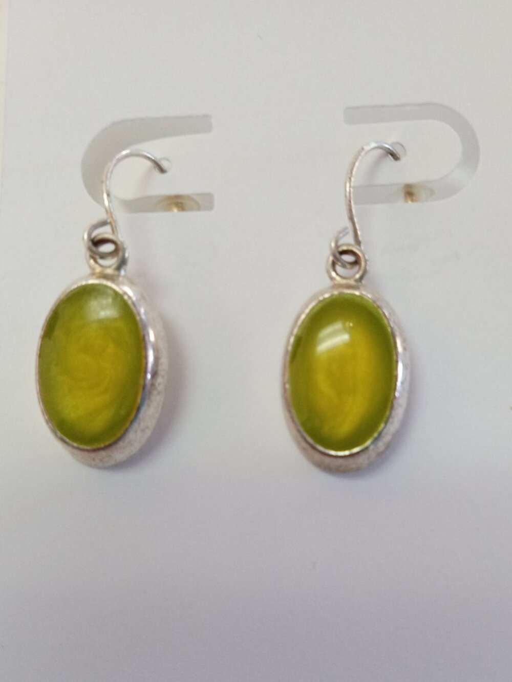 Silver-Colored Dangle Earrings | Versatile Statement Jewelry-omg942